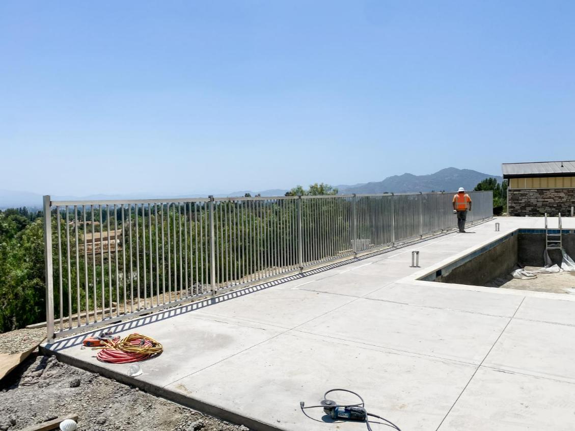 Fence for hotel